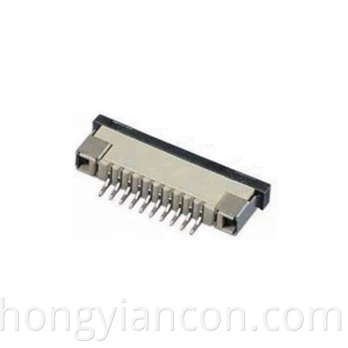1 0mm Fpc Zif Right Angle Smt Bottom Contact Jpg